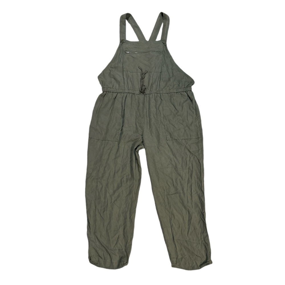 Knox Rose Sleeveless Jumpsuit Green Size Large